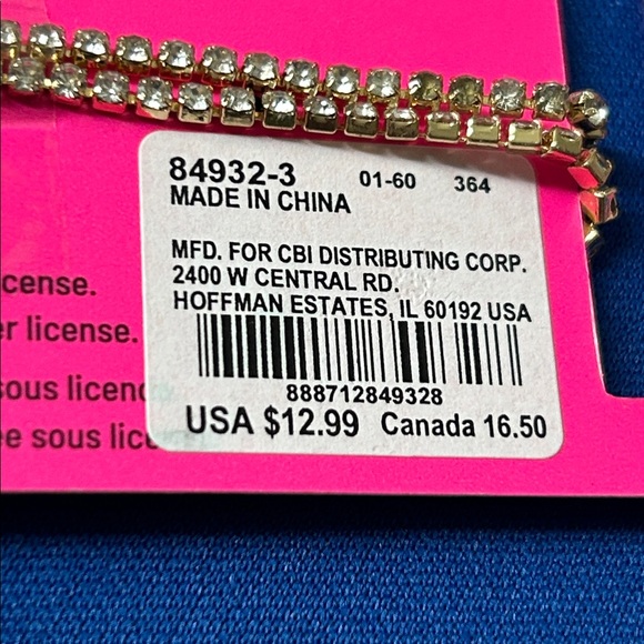 🖤HTF🔺ICING x Sliving by Paris Hilton Gold THAT’S HOT Crystal Choker Necklace - Picture 11 of 11